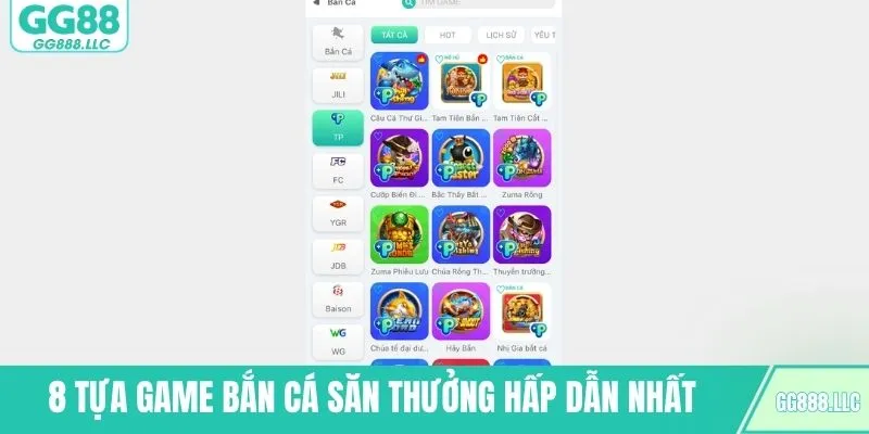 8 Tựa game bắn cá săn thưởng hấp dẫn nhất