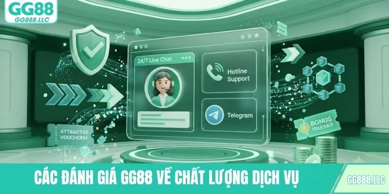 Các đánh giá GG88 về chất lượng dịch vụ