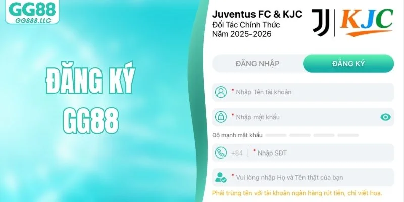 Đăng Ký GG88 - Nhanh Tay Tham Gia Nhận Ngàn Ưu Đãi Mới!