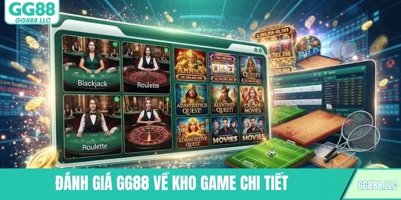 Đánh giá GG88 về kho game chi tiết