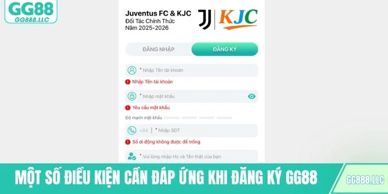 Một số điều kiện cần đáp ứng khi đăng ký