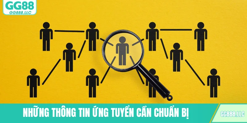 Những thông tin ứng tuyển cần chuẩn bị