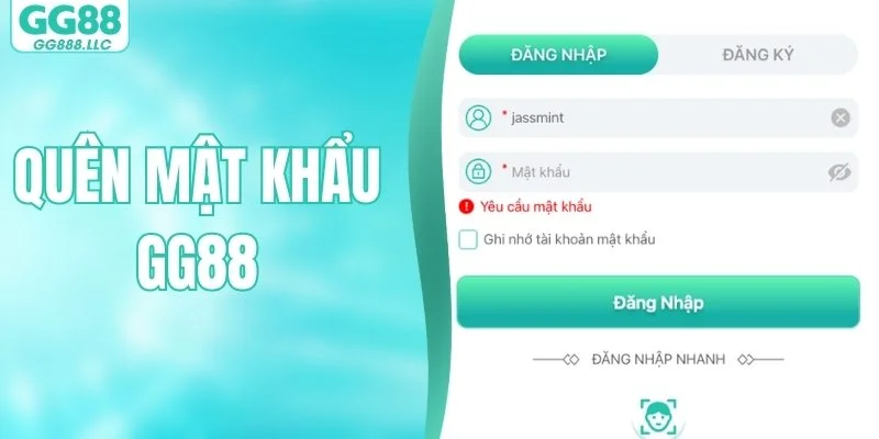 Quên Mật Khẩu GG88 - Hướng Dẫn Khôi Phục Cực Đơn Giản