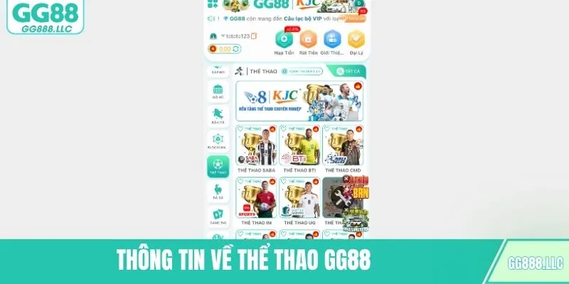 Thông tin về thể thao GG88